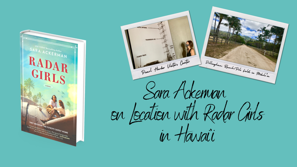 Author Sara Ackerman on Location with Radar Girls in Hawai'i